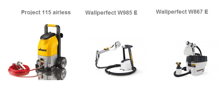 Verfschillen Wagner project 115 W985 W867 Verschillen tussen Wagner project 115 w985 w867
